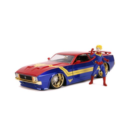 Captain Marvel - 1973 Ford Mustang Mach 1 1:24 Scale Hollywood Ride