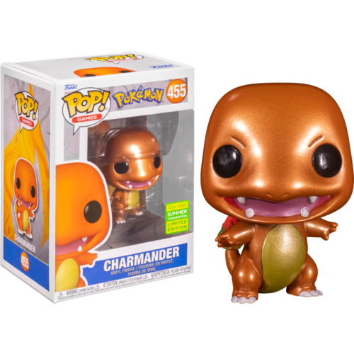 Pokemon - Charmander (Metallic) Pop! Vinyl Figure (2022 Summer Convention Exclusive)