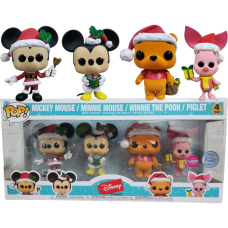 Disney - Mickey & Friends UK Exclusive Holiday Pop! 4-Pack [RS]