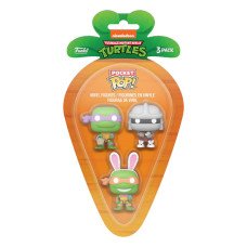 Teenage Mutant Ninja Turtles - Donatello, Shredder & Michelangelo Carrot Pocket Pop! 3-Pack