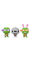 Teenage Mutant Ninja Turtles - Donatello, Shredder & Michelangelo Carrot Pocket Pop! 3-Pack
