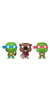 Teenage Mutant Ninja Turtles - Splinter, Leonardo & Raphael Carrot Pocket Pop! 3-Pack Teenage Mutant Ninja Turtles - Splinter, Leonardo & Raphael Carrot Pocket Pop! 3-Pack