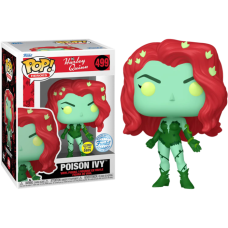 Harley Quinn: Animated - Poison Ivy (Plant Suit) US Exclusive Glow Pop! Vinyl [RS]