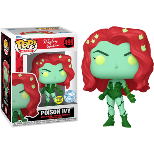 Harley Quinn: Animated - Poison Ivy (Plant Suit) US Exclusive Glow Pop! Vinyl [RS]