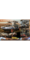 Back to the Future 3 - Delorean Time Machine 1:6 Scale Collectable Vehicle