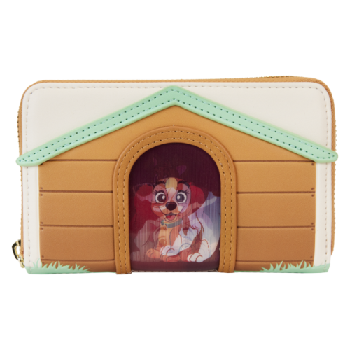 Disney - I Heart Disney Dogs Lenticular Zip Wallet