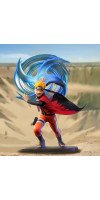 Naruto - Naruto Shuriken Rasengan 1:10 Figure