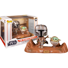 Star Wars: The Mandalorian - Mandalorian & Child Movie Moment Pop! Vinyl Star Wars: The Mandalorian - Mandalorian & Child Movie Moment Pop! Vinyl