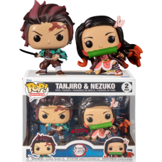 Demon Slayer - Tanjiro & Nezuko US Exclusive Pop! 2-Pack [RS]
