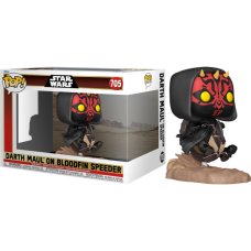 Star Wars: Phantom Menace 25th Anniversary - Darth Maul on Bloodfin Pop! Ride