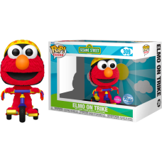 Sesame Street - Elmo on Trike US Exclusive Flocked Pop! Ride [RS]