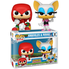 Sonic the Hedgehog - Knuckles & Rouge US Exclusive Pop! Vinyl 2-Pack [RS]