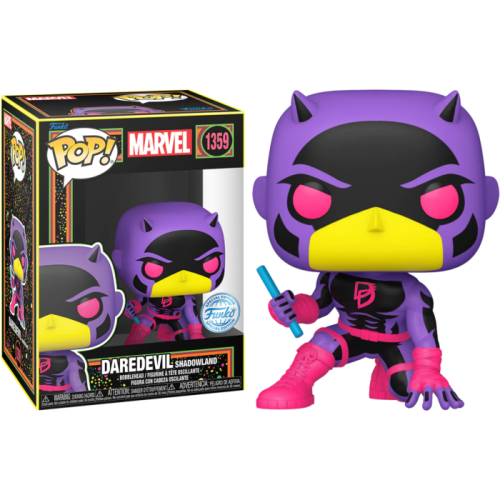 Marvel Comics - Daredevil (Shadowlands) US Exclusive Blacklight Pop! Vinyl [RS]