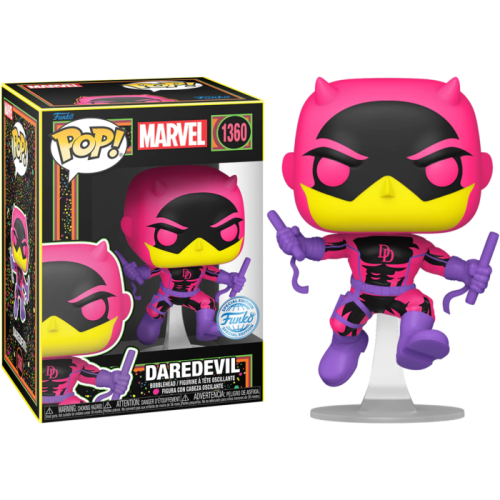 Marvel Comics - Daredevil (Classic) US Exclusive Blacklight Pop! Vinyl [RS]