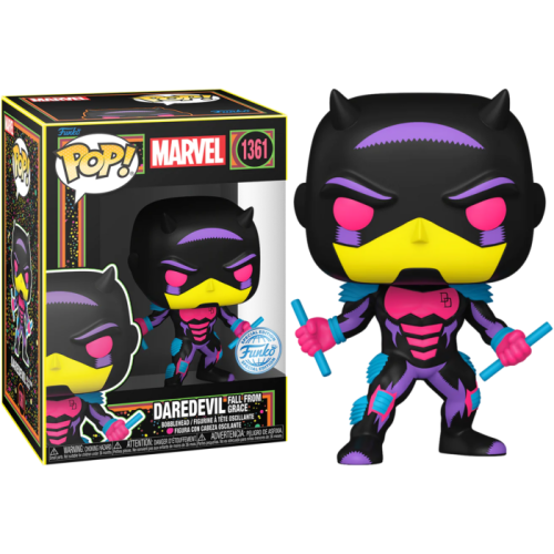 Marvel Comics - Daredevil (Fall from Grace) US Exclusive Blacklight Pop! Vinyl [RS]