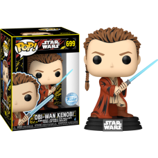 Star Wars: Phantom Menace 25th Anniversary - Obi-Wan Kenobi US Exclusive Retro Pop! Vinyl [RS]