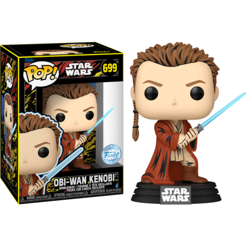 Star Wars: Phantom Menace 25th Anniversary - Obi-Wan Kenobi US Exclusive Retro Pop! Vinyl [RS]
