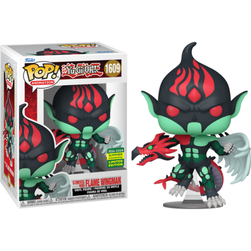 Yu-Gi-Oh! - Elemental Hero Flame Wingman SDCC 2024 US Exclusive Pop! Vinyl [RS]