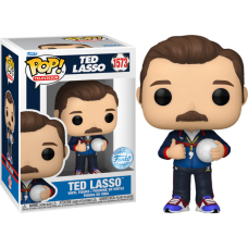 Ted Lasso - Ted Lasso (with ball) US Exclusive Pop! Vinyl [RS]