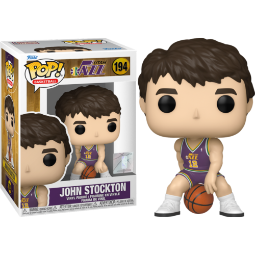 NBA Legends: Jazz - John Stockton (Rookie) Pop! Vinyl