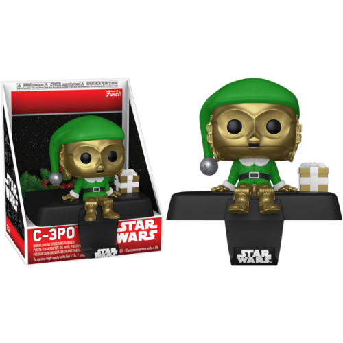 Star Wars - C-3PO Pop! Edge-Sitter Stocking Hanger