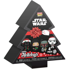 Star Wars - Holiday Tree Box Pocket Pop! 4-Pack