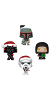 Star Wars - Holiday Tree Box Pocket Pop! 4-Pack