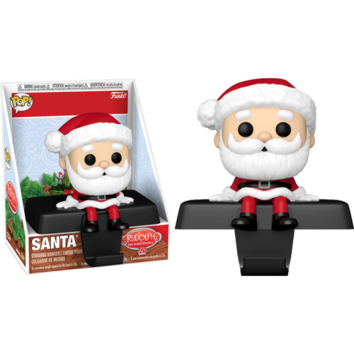 Rudolph - Santa Pop! Edge-Sitter Stocking Hanger