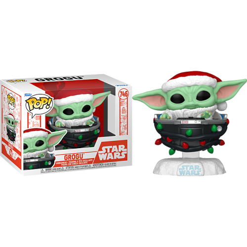 Star Wars: The Mandolorian - Grogu Pram Holiday Pop! Vinyl