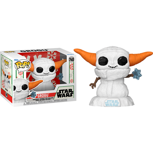 Star Wars: The Mandolorian -Grogu Snowman Holiday Pop! Vinyl