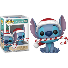 Lilo & Stitch - Stitch with Candy Cane Holiday Pop! Vinyl