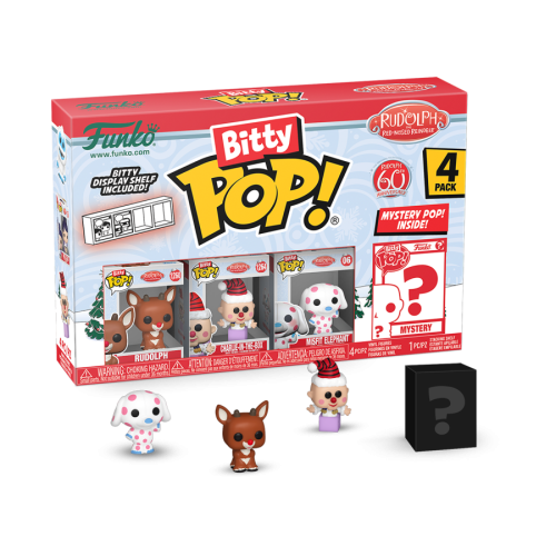Rudolph- Rudolph Bitty Pop! 4-Pack
