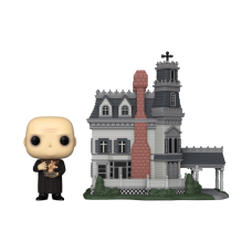 Addams Family (TV) - Fester with Addams Family Mansion Pop! Town