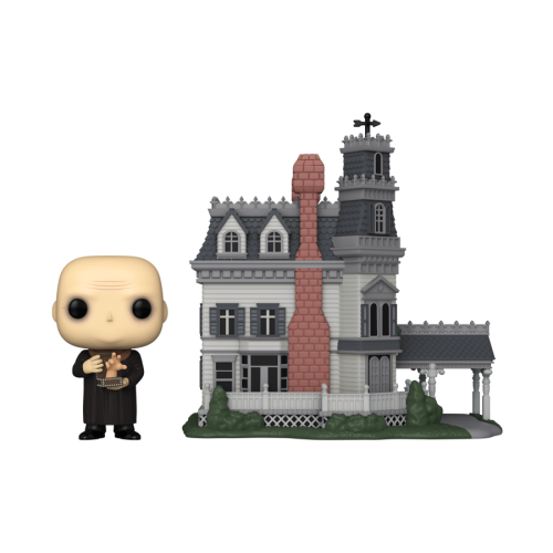 Addams Family (TV) - Fester with Addams Family Mansion Pop! Town