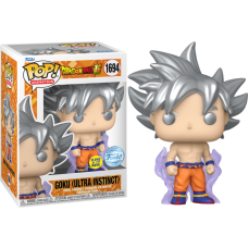 Dragonball Super - Goku (Ultra Instinct) US Exclusive Glow Pop! Vinyl [RS]