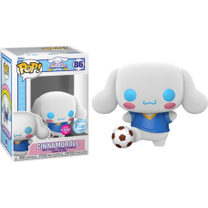 Sanrio - Cinnamoroll (with Soccer Ball) US Exclusive Flocked Pop! Vinyl [RS]