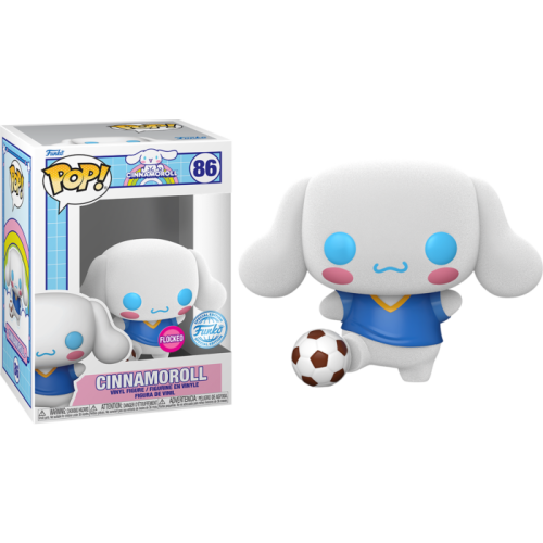 Sanrio - Cinnamoroll (with Soccer Ball) US Exclusive Flocked Pop! Vinyl [RS]
