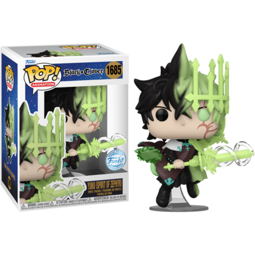 Black Clover - Yuno (Spirit of Zephyr) US Exclusive Pop! Vinyl [RS]
