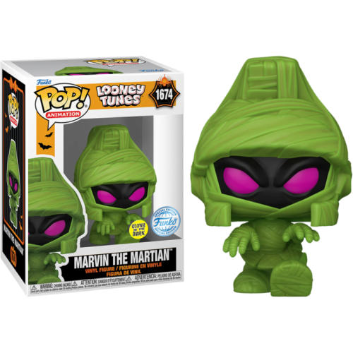 Looney Tunes: Halloween - Marvin Mummy US Exclusive Glow Pop! Vinyl [RS]