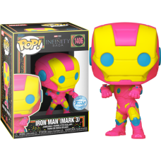Marvel Comics - Iron Man MkIII (Infinity Saga) US Exclusive Black Light Pop! Vinyl [RS]