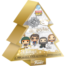 Harry Potter - Tree Holiday US Exclusive Pocket Pop! 4-Pack [RS]