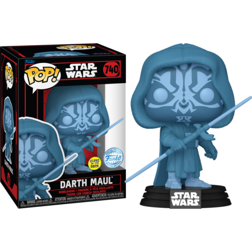 Star Wars: Darkside - Darth Maul (Hologram) US Exclusive Glow Pop! Vinyl [RS]