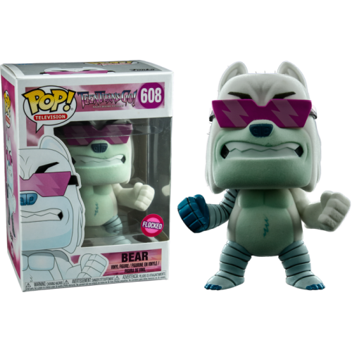 Teen Titans Go! - The Night Begins to Shine Bear Flocked US Exclusive Pop! Vinyl