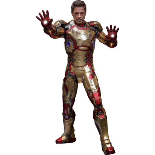 Iron Man 3 - Iron Man Mk 42 (2.0) Deluxe 1:6 Scale Collectable Action Figure