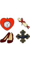 Wizard of Oz - Pin Set of 4