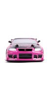 Hello Kitty - 2002 Nissan Skyline GT-R (BNR34) 1:10 Scale Remote Control Car