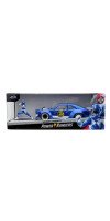 Power Rangers - 1974 Mazda RX-3 (with Blue Ranger) 1:24 Scale Diecast Vehicle Set
