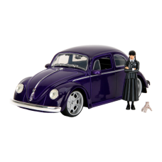 Wednesday (TV) - VW Beetle (with Wednesday) 1:24 Scale Diecast Vehicle