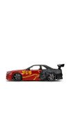 Godzilla - Nissan GTR 1:24 Scale Diecast Vehicle