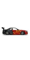 Godzilla - Nissan GTR 1:24 Scale Diecast Vehicle